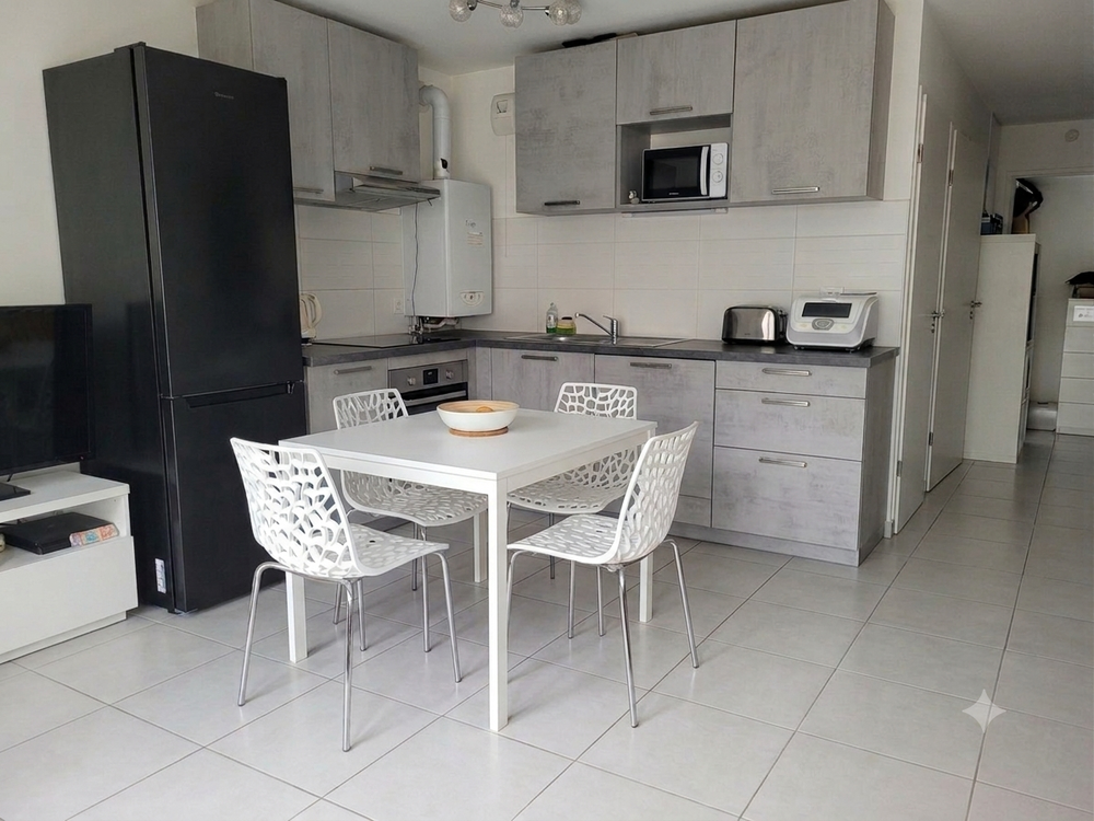 Appartement grand T2 Rez-de-jardin