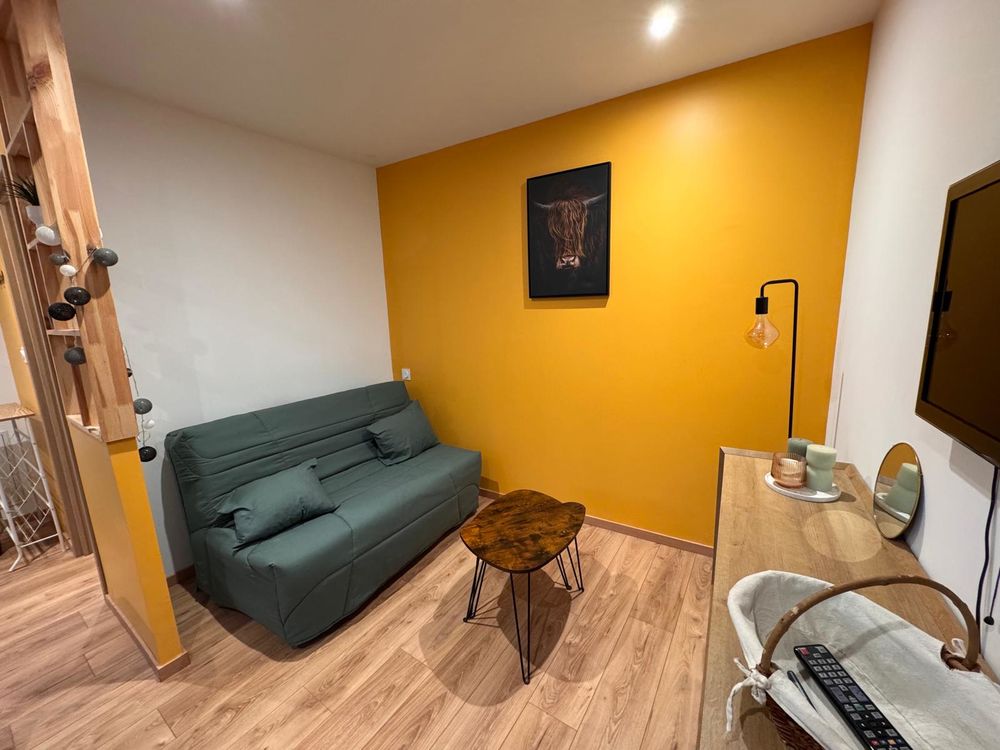 STUDIO MEUBLÉ 21 M2 AVEC PLACE DE PARKING ET CAVE.