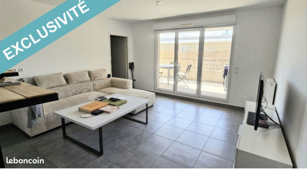 Coup de coeur-T2 récent avec exceptionnelle terrasse de 40m²