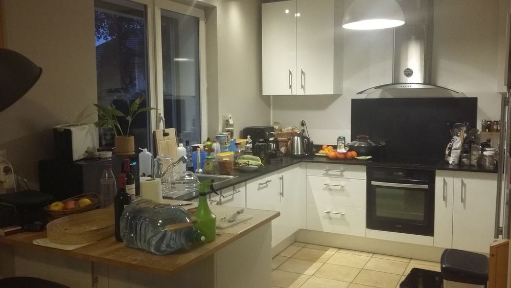 Duplex dans villa avec piscine