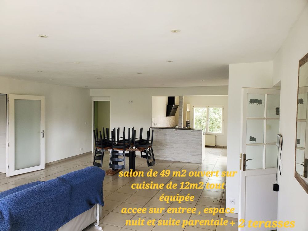 Maison plain pied, dépendance, garage, terrain constructible