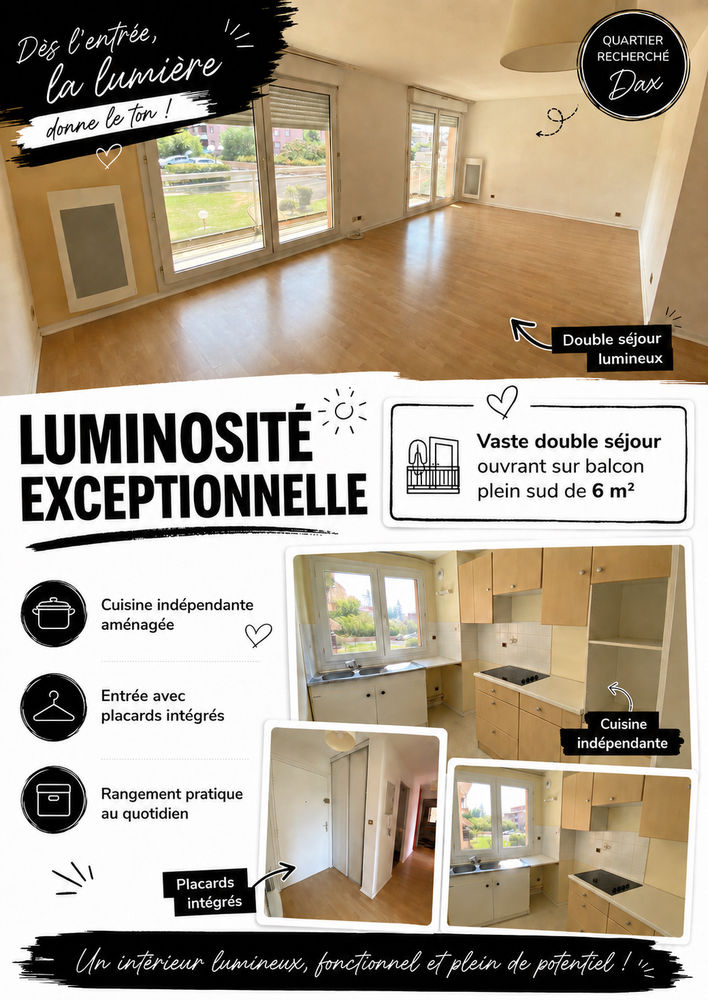 DAX Appartement 4 pièces 77m²