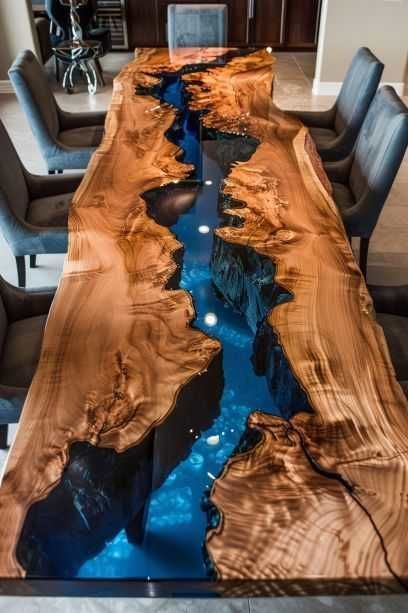 table résine époxy