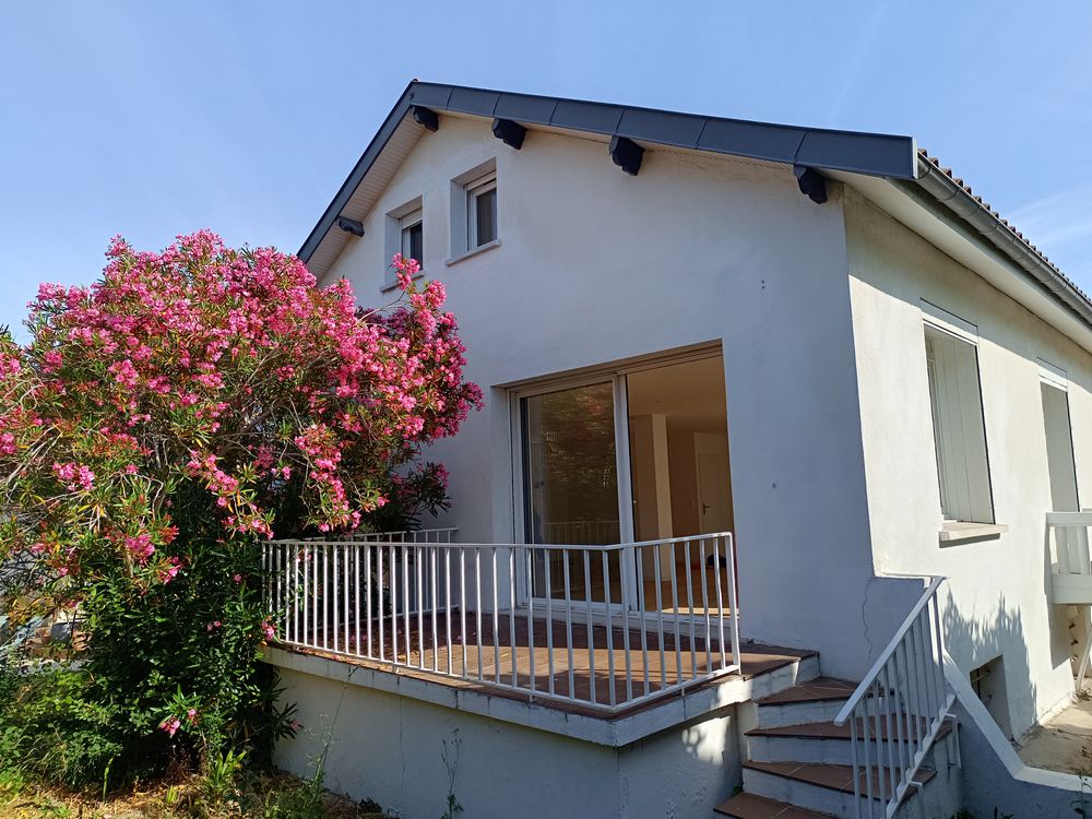 Maison sur jardin Toulouse quartier Jolimont roseraie.