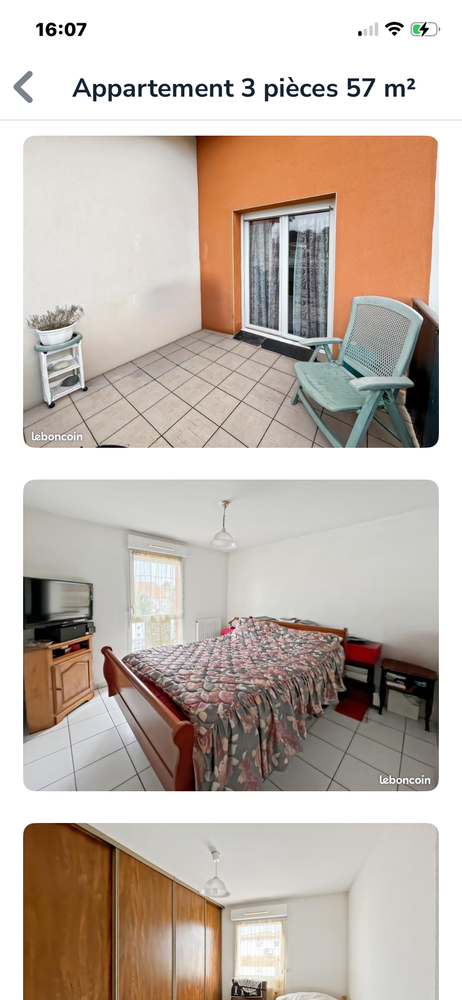À ROYAN appartement récent 2013 RT 2012 DPE C 59m2 parking