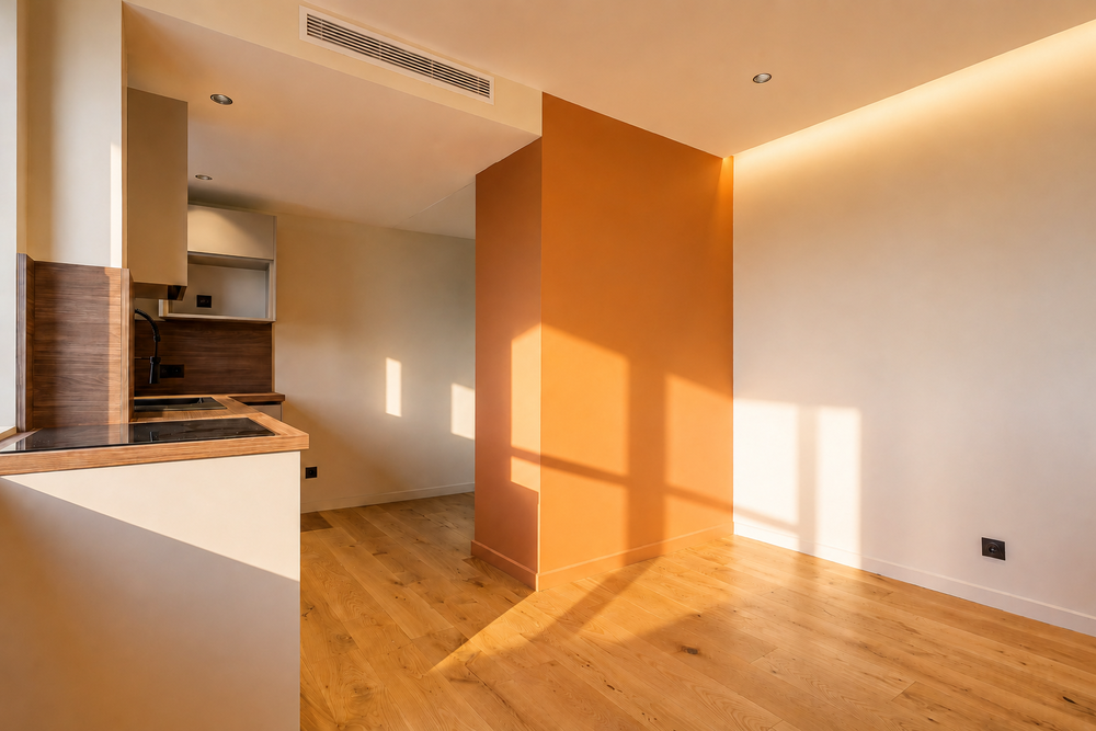 T3 duplex atypique entièrement rénové - Climatisation - Vue