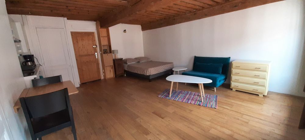 Studio Lyon Pentes Croix Rousse tout équipé libre