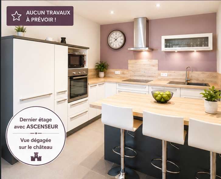 Vieille Ville BELFORT T3 75 m2 avec ascenseur