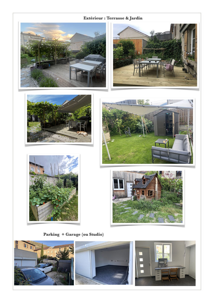 Comme une maison : Appartement + Terrasse et Jardin + Garage