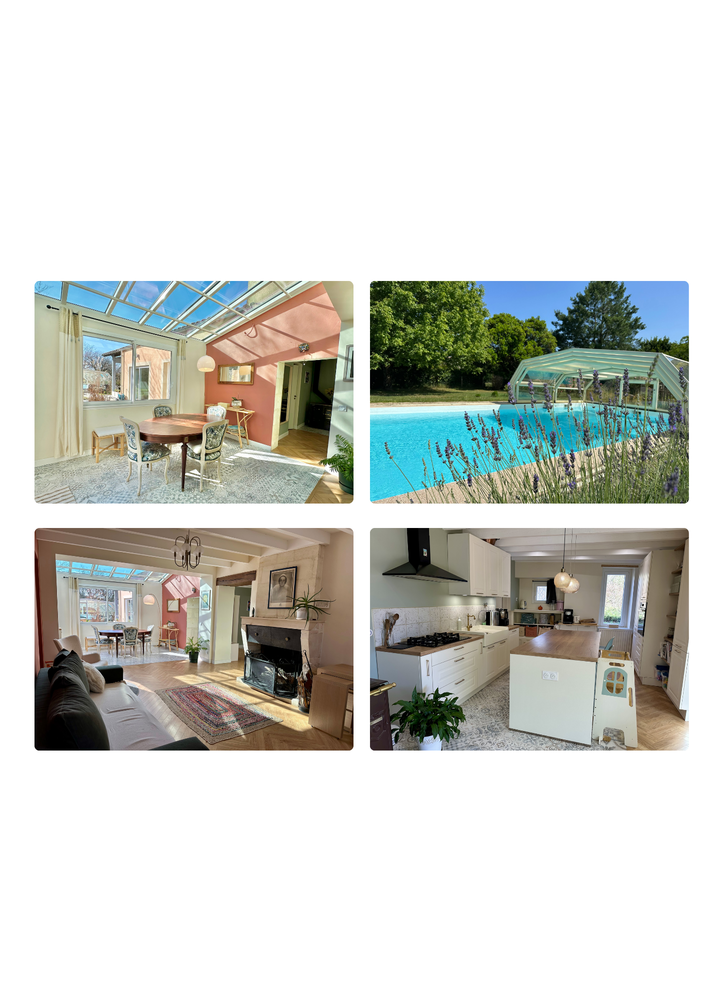 Maison 7 pièces - 166 m² - Jardin 2 043 m² - Piscine