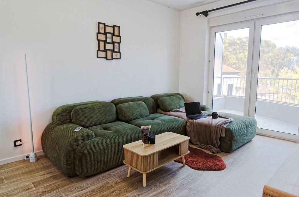 Appartement lumineux 3 pièces 55m² + parking à Forbach