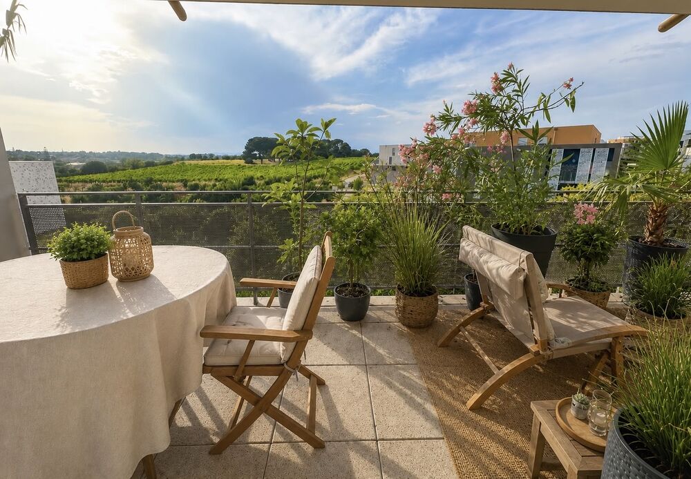 T3 61 m² avec terrasse de 15m², vue exceptionnelle & parking