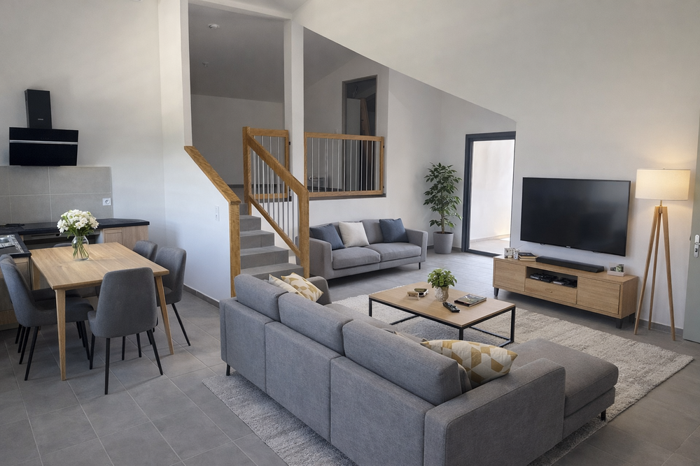 Grand T3 BIS (87 m²) ? Centre ville St-Joseph