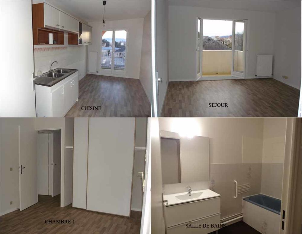 Particulier appartement T3, (72 m²) 3ème étage avec asc