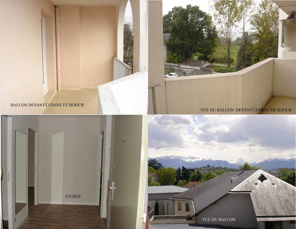 Particulier appartement T3, (72 m²) 3ème étage avec asc