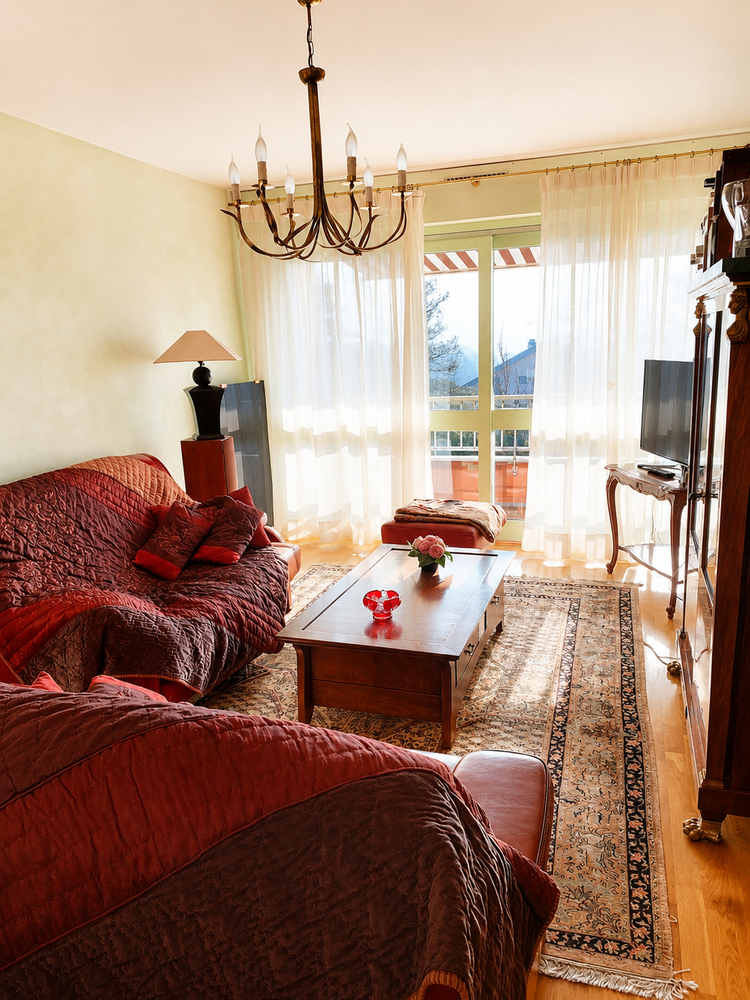 ANNECY-LE-VIEUX Superbe T3 traversant de 78 m² vue lac