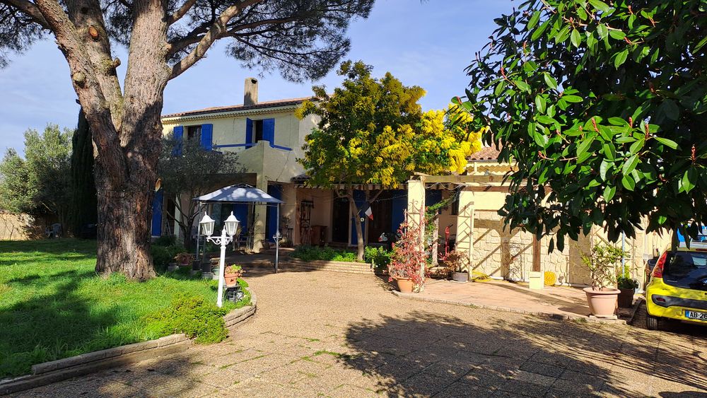 Mas sud Drôme,3000 m2. Avecses 40 oliviers.