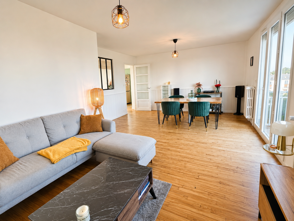 Appartement 63m2 avec balcon - Bd Jeanne d'Arc - Rennes