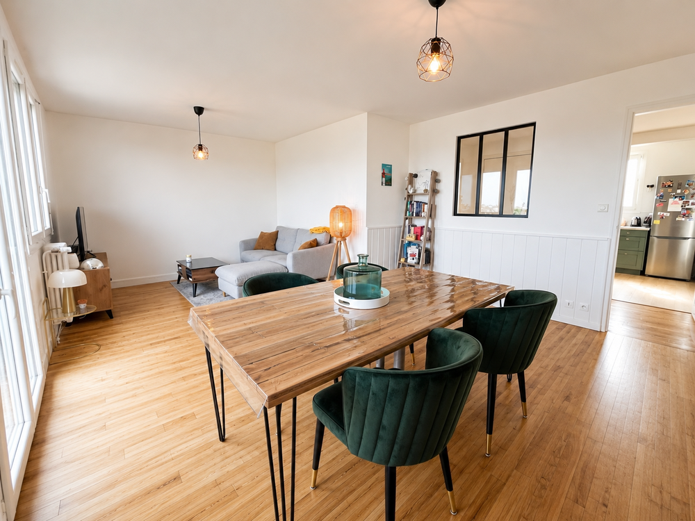 Appartement 63m2 avec balcon - Bd Jeanne d'Arc - Rennes
