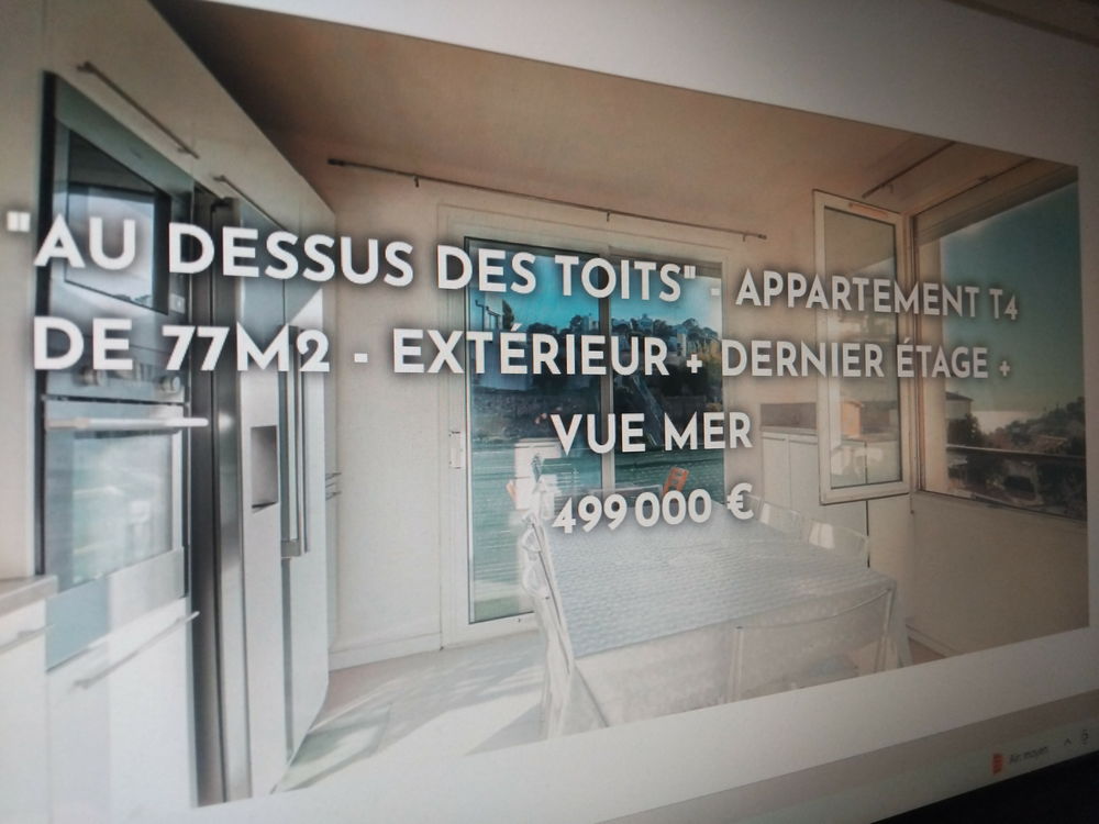 APPARTEMENT T4 en supplément garage et place de parking