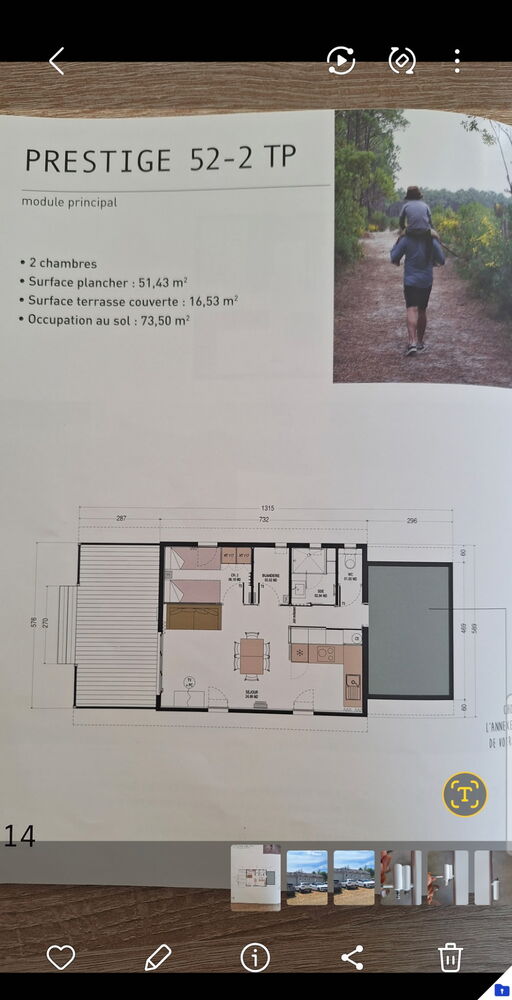 Maison ossature bois de 2021 sur un terrain de 415 mètres ca