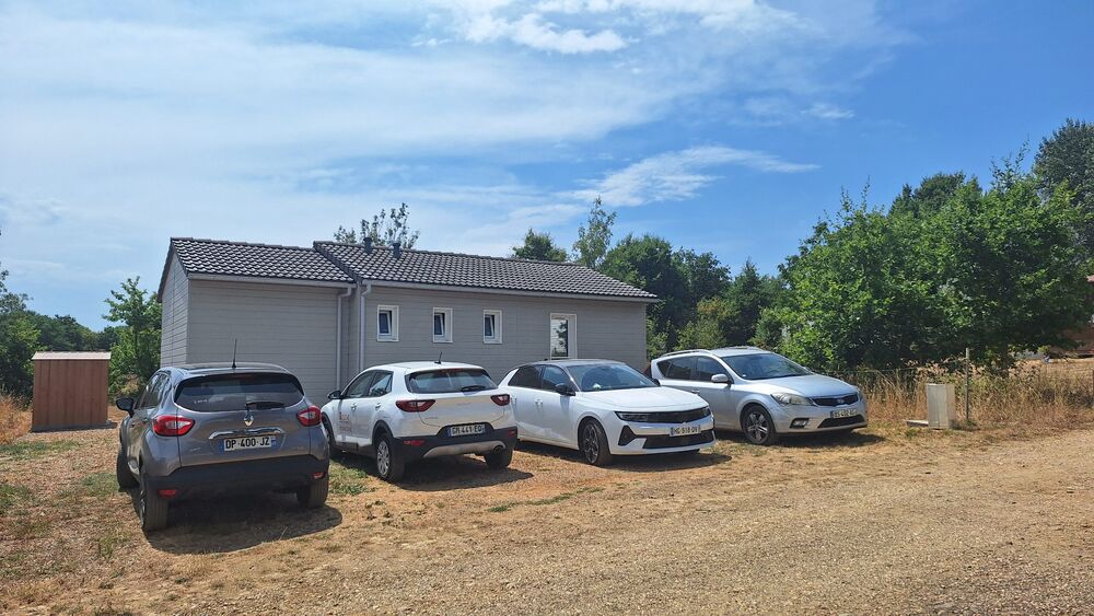 Maison ossature bois de 2021 sur un terrain de 415 mètres ca
