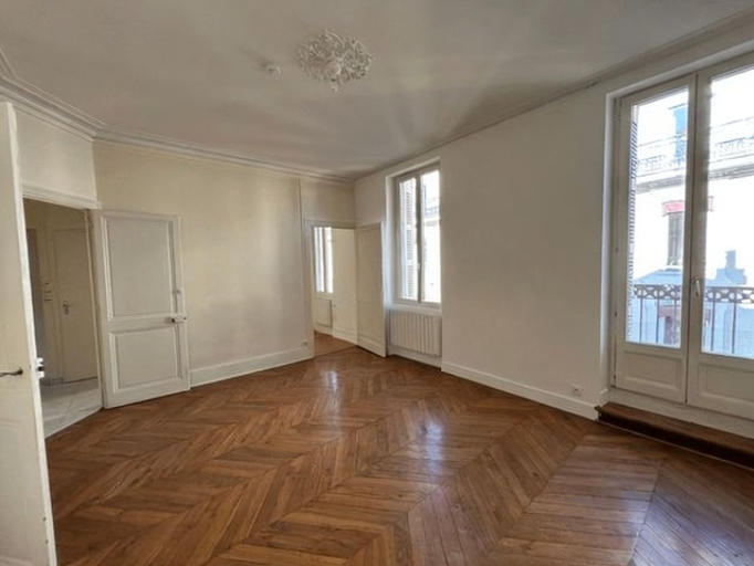 appartement T2 vide 43 m² + balcon