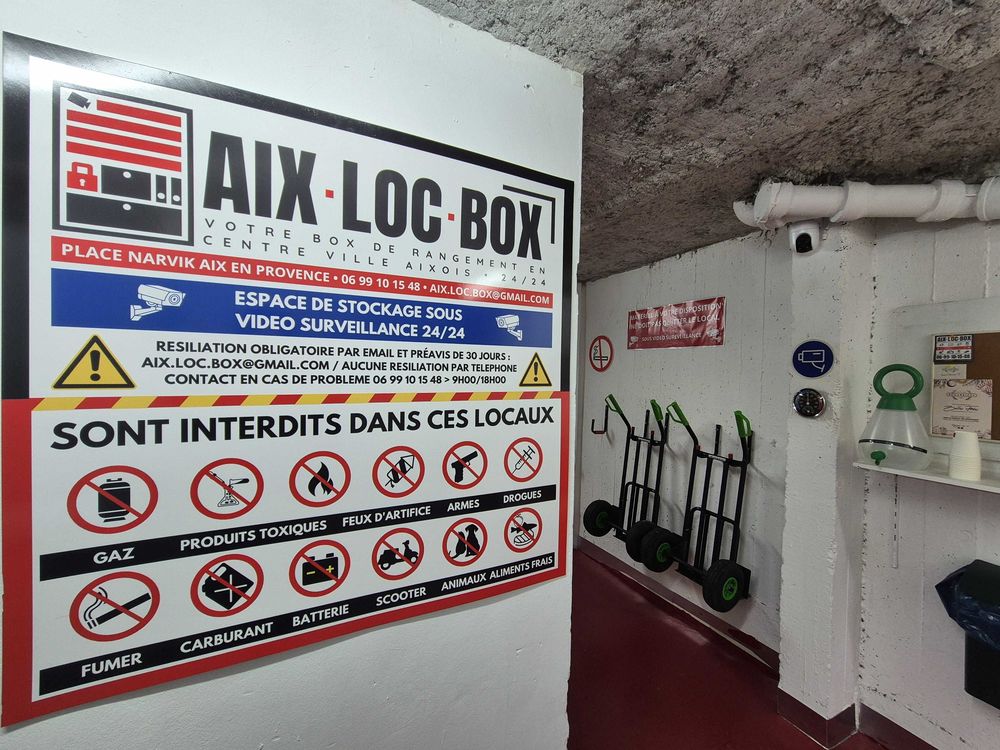 ð"¦ BOX DE STOCKAGE PREMIUM €" HYPER-CENTRE AIX-EN-PROVENCE 2m²