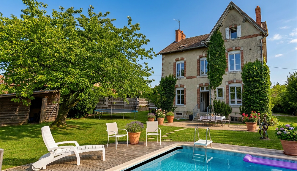 Maison de maître bourguignonne rénovée - 210 m²