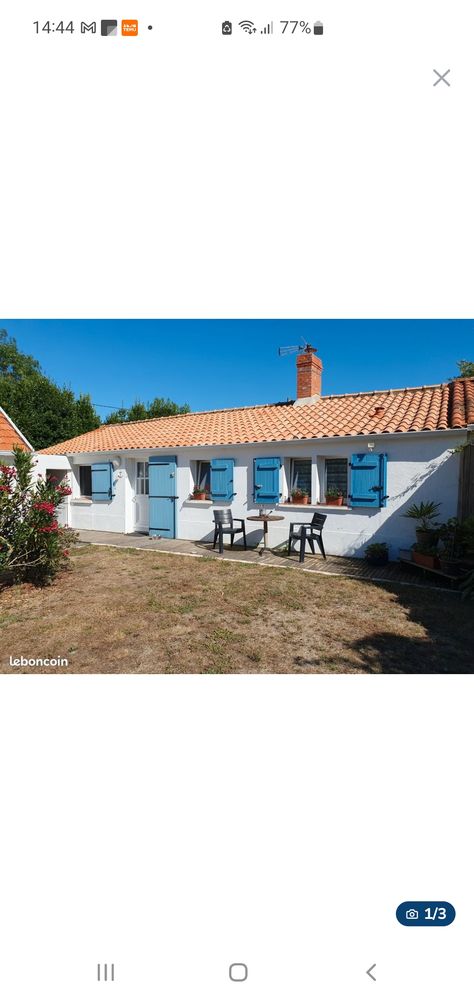 Longère vendéenne 70 m2 + studio 28 m2 à Le Perrier 85300