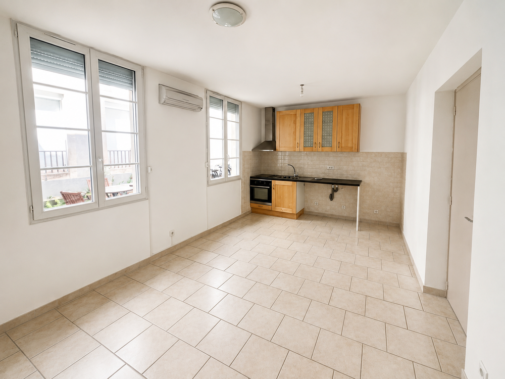 Grand T2 en Rdc de 65 m2 Square de la Bouquerie