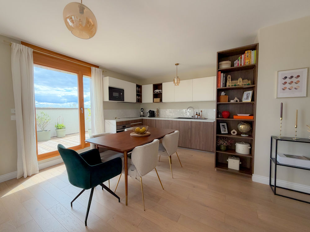 Dardilly ? Attique T4 (87m²) Toit-terrasse 30m² ? Vue Alpes