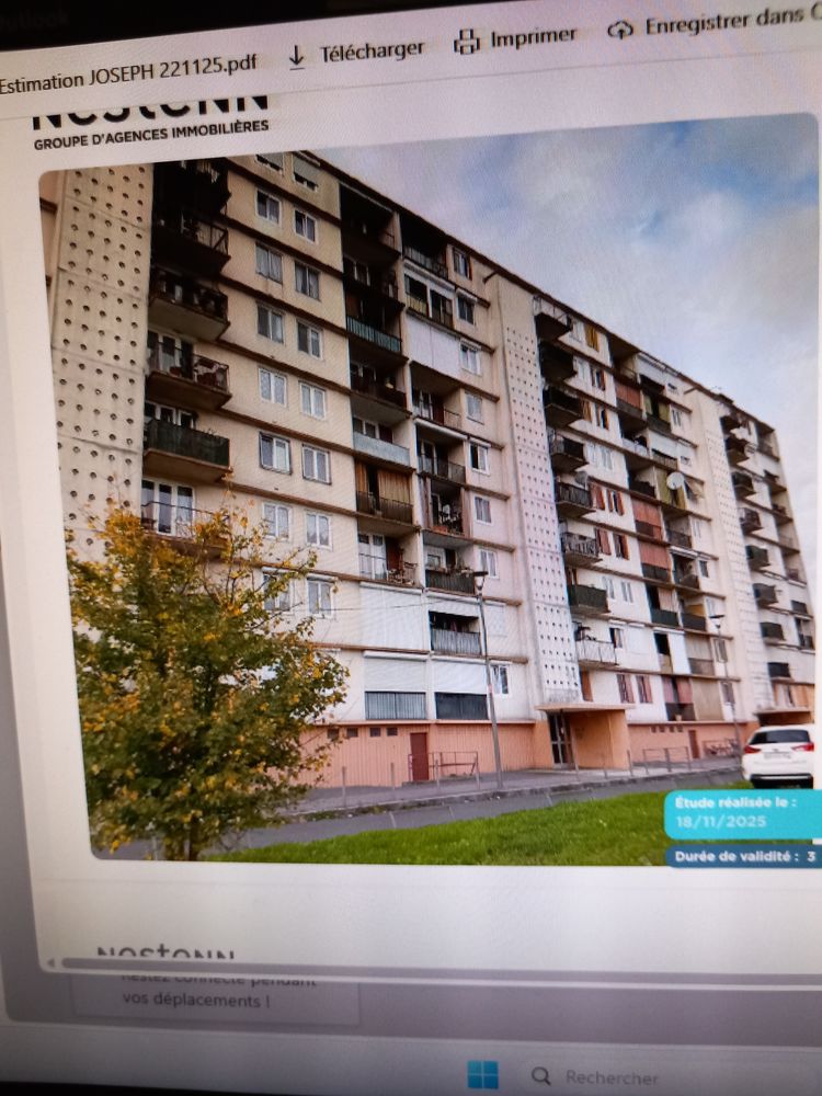 4 pièces à Bagnolet - 7ème étage avec ascenseur -