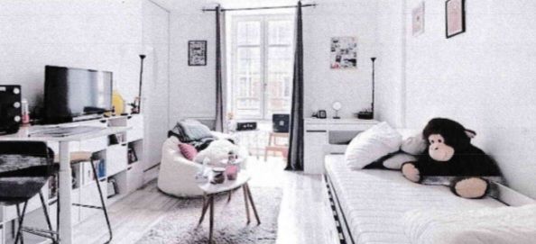 Appartement - 1 pièce - 24m2 - Étage 2/4