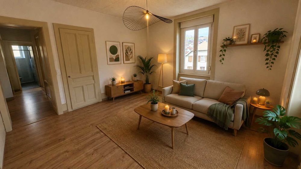 F2 52 m² baigné de lumière, DPE C, PAC et clim