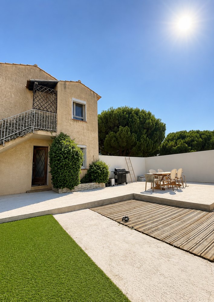 Appartement T3 rénové, 200m2 de jardin - JANAS