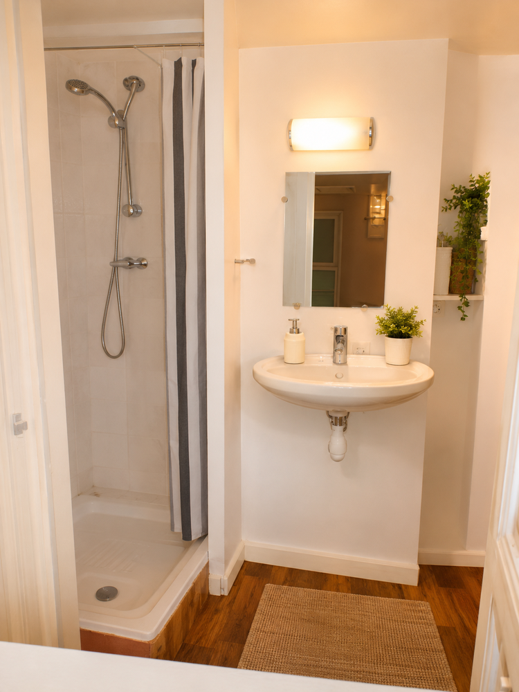 DINAN CENTRE APPART MEUBLE & TEMPERE, 2 PIECES & JARDIN