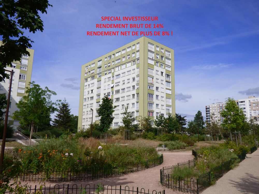 Appartement T3 vendu loué de 56,47m2 avec cave et garage box
