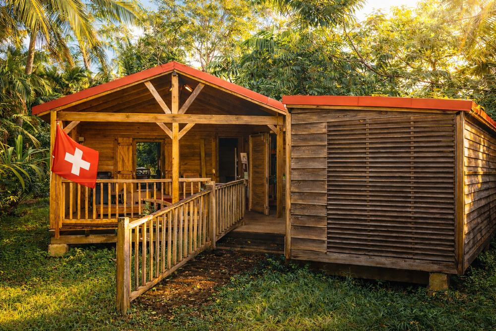 Bungalow en bois 40m² + annexe 14m² - Accès PMR - Démontable
