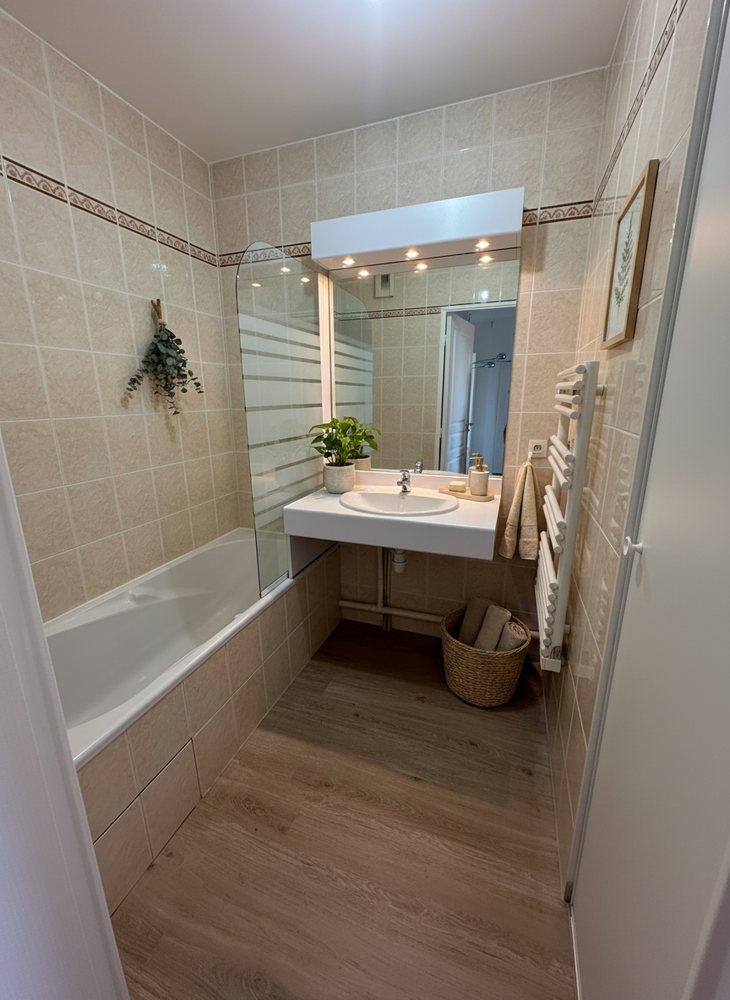 Charmant appartement 2 pièces de 46,54m² refait à neuf