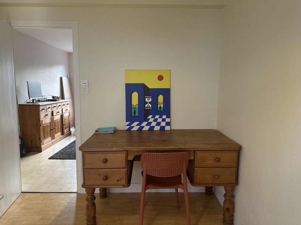 3 chambres dans colocation à 3, proche entrée Pontchaillou