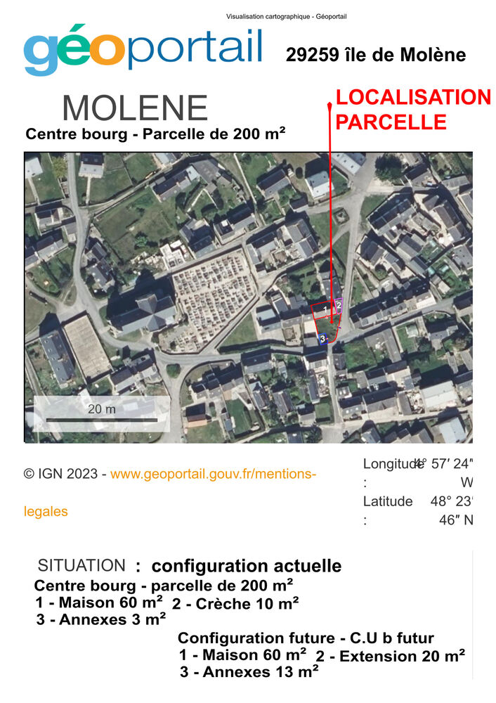 Maison - Penty traditionnel - Ile de Molène - centre bourg