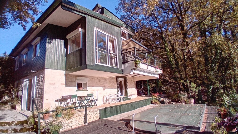 Maison d'architecte de 1996 avec vue imprenable sur Dordogne