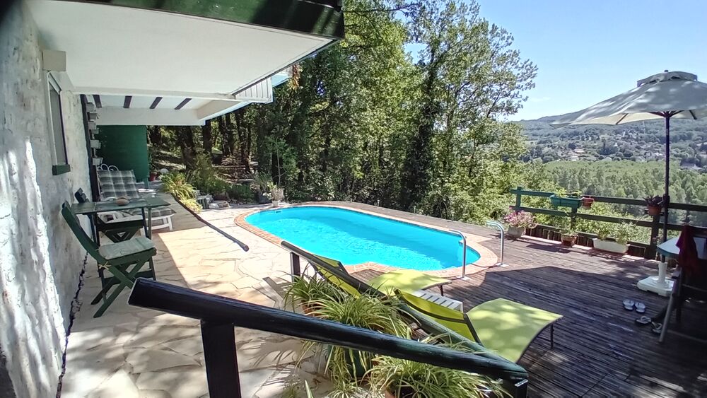 Maison d'architecte de 1996 avec vue imprenable sur Dordogne