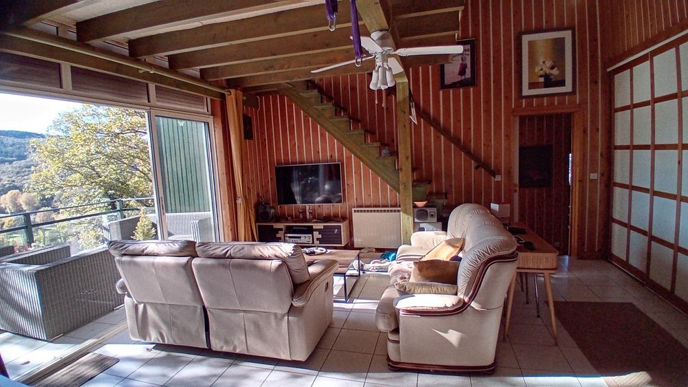 Maison d'architecte de 1996 avec vue imprenable sur Dordogne