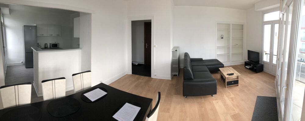 T4 meublé 110m2 - 3 chambre, 1 SDB - Face gare