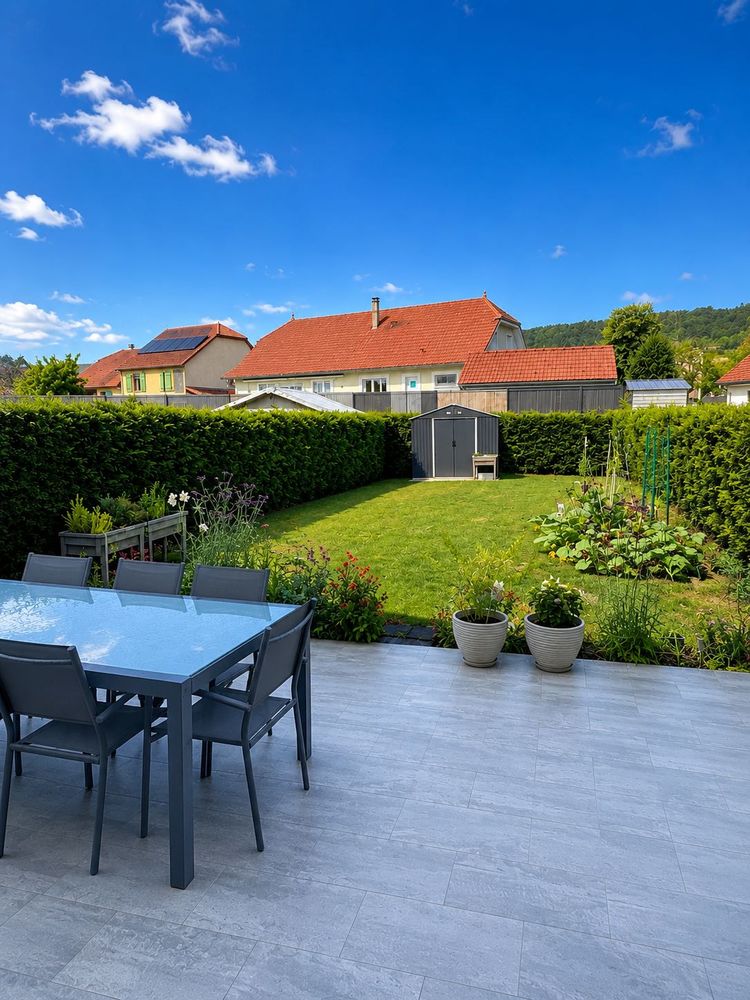 Maison contemporaine 2021 avec jardin - DPE A