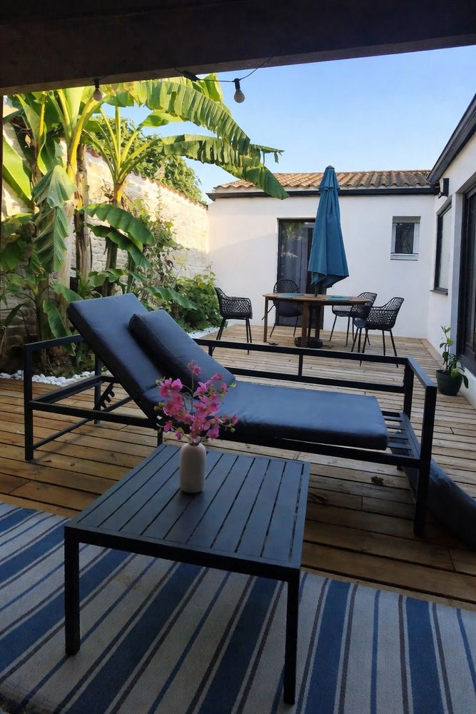 Maison 148 m² plain-pied - 4 chambres - patio et jardin