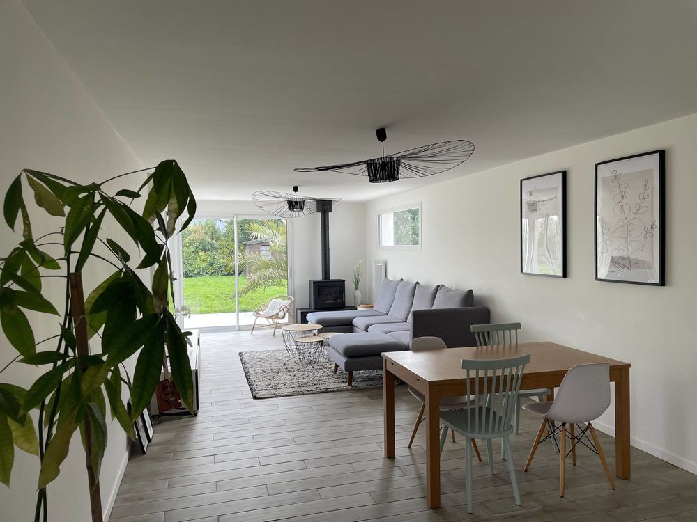 Maison 148 m² plain-pied - 4 chambres - patio et jardin