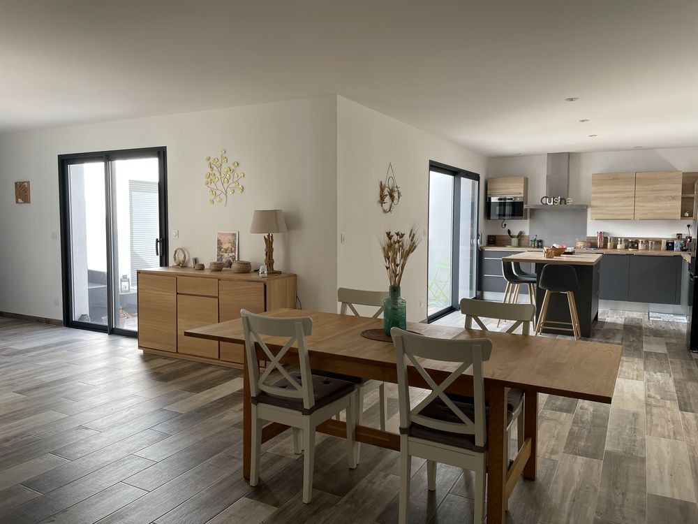 Maison plain pied - patio